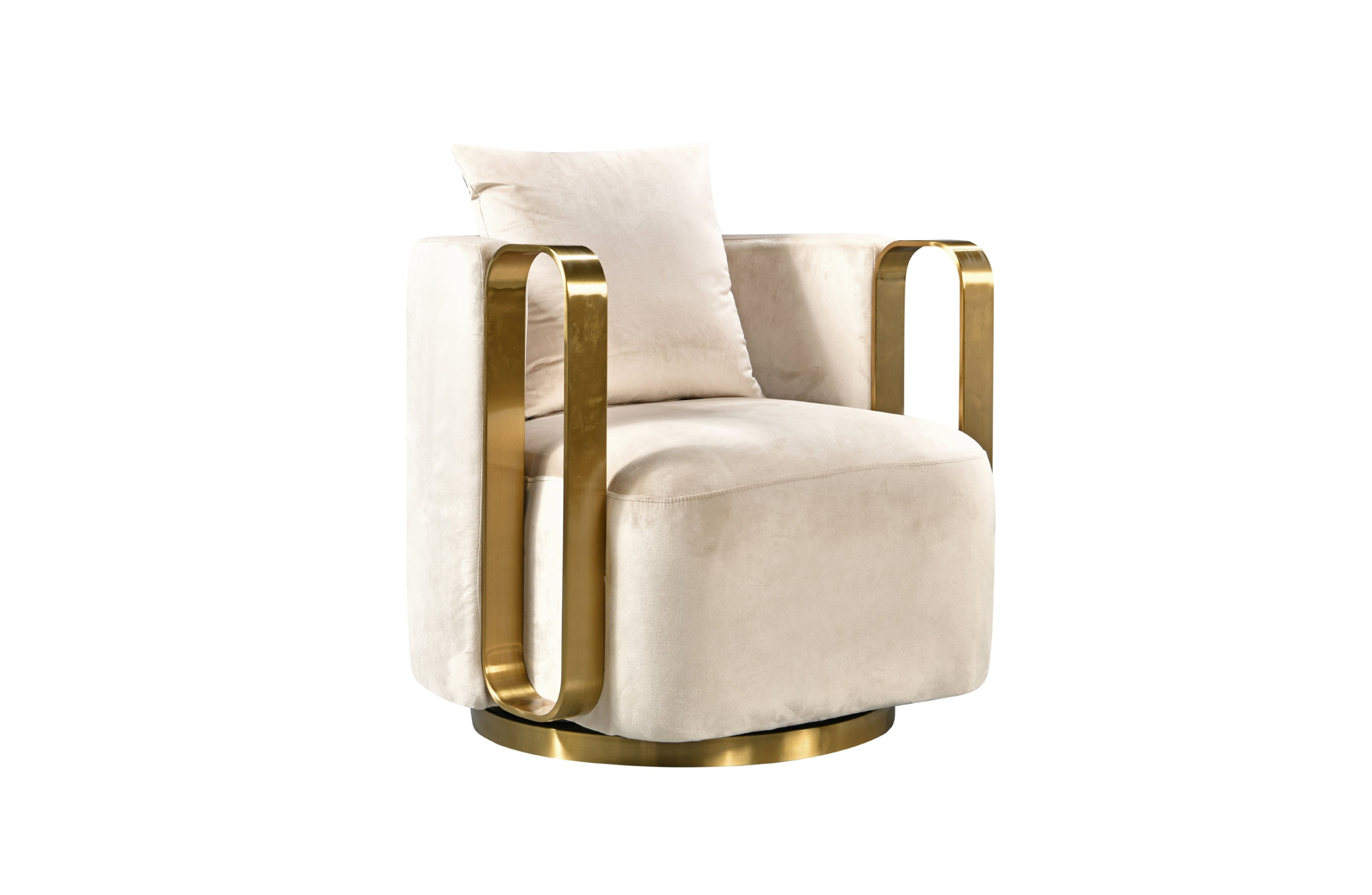 Luxury AVA Swivel Arm Chair - 3 Colours Available