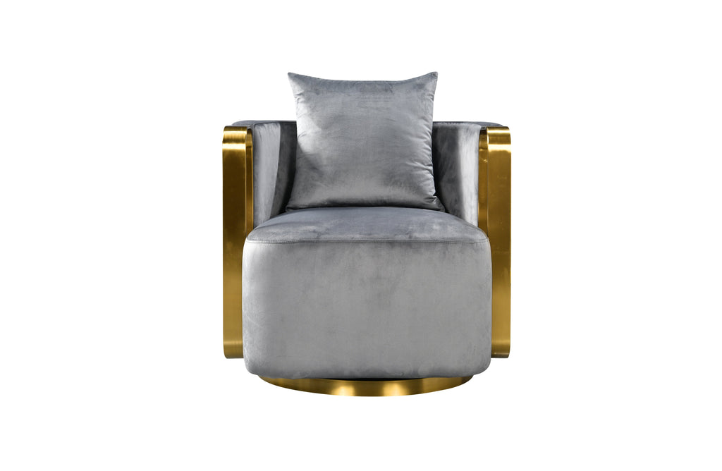 Luxury AVA Swivel Arm Chair - 3 Colours Available