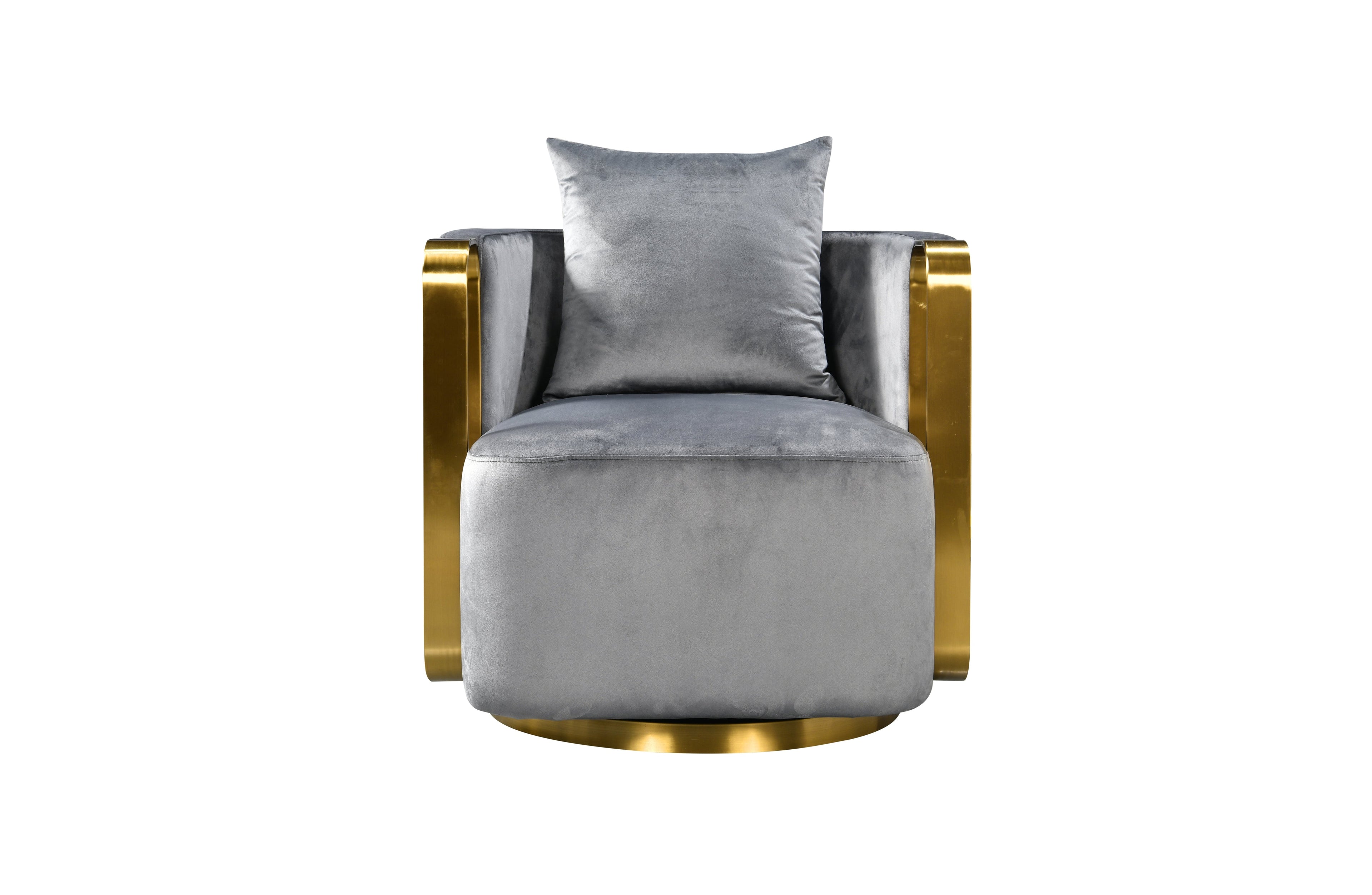 Luxury AVA Swivel Arm Chair - 3 Colours Available