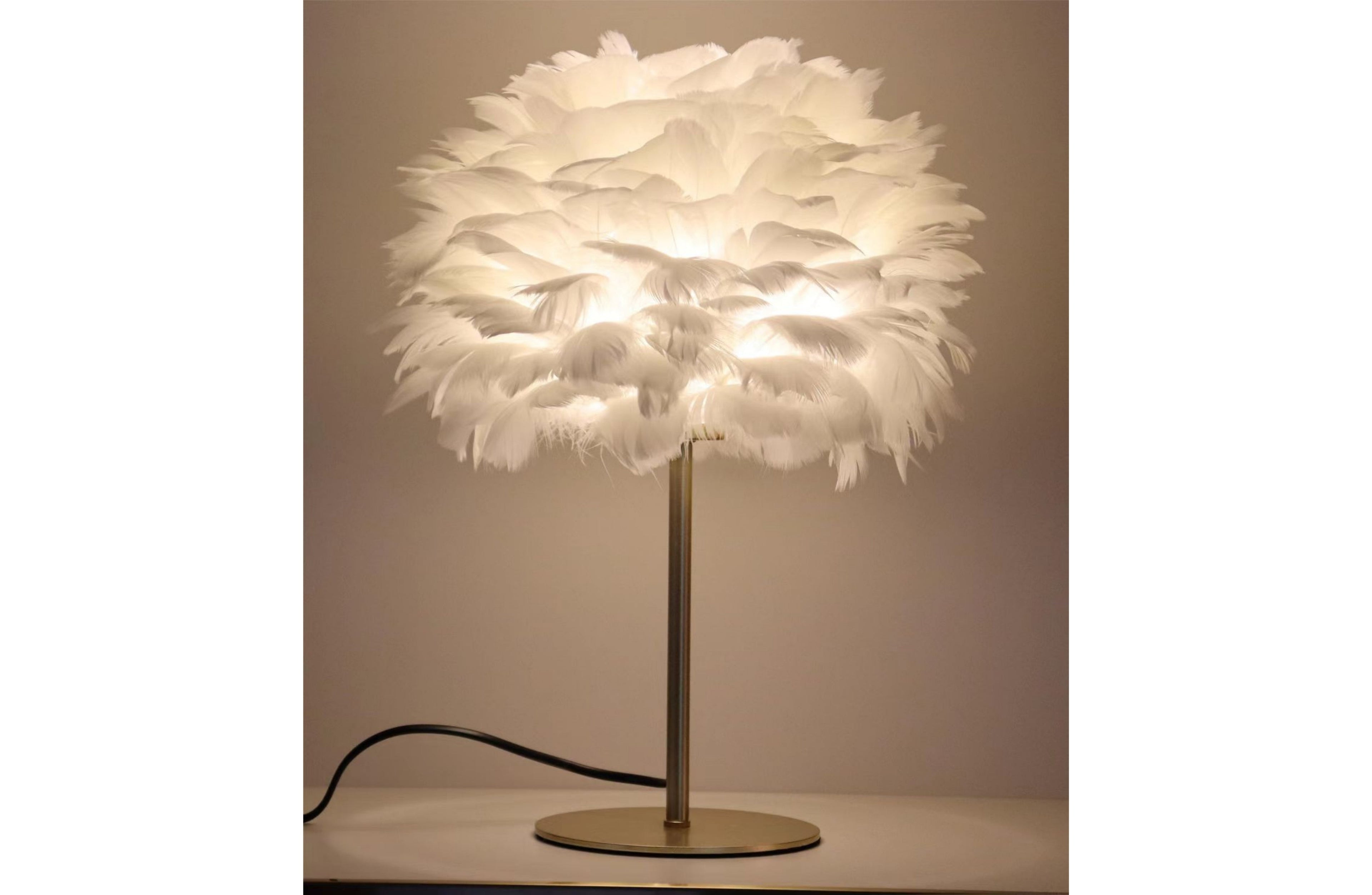 Feather Table Lamp