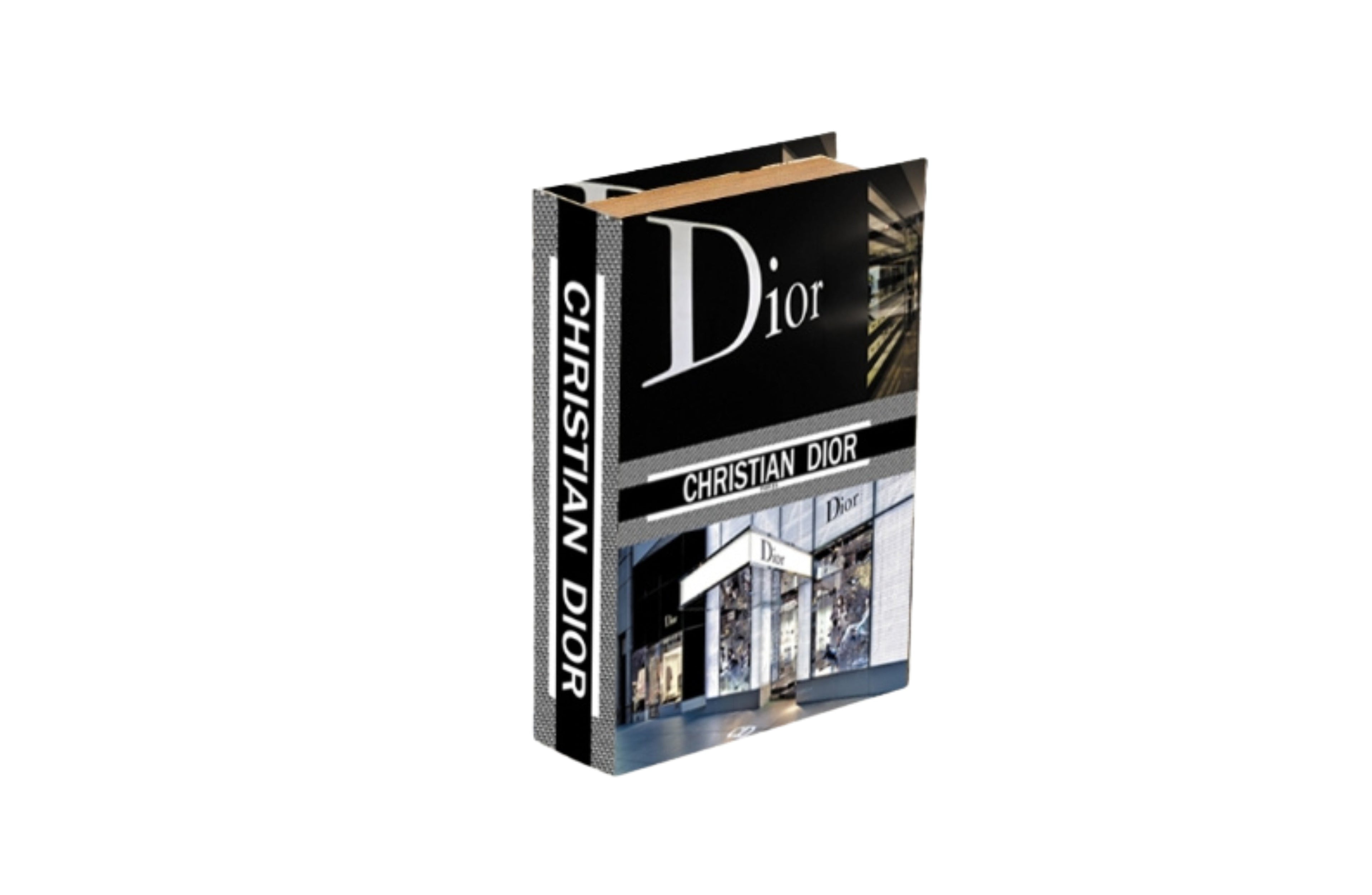 Christian Designer Faux Décor Table Book Box - 3 Size Available