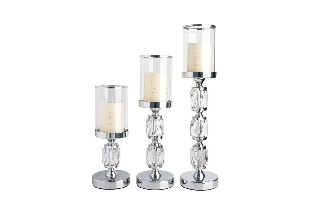 Abode Crystal Candle Holder – 3 Sizes Available