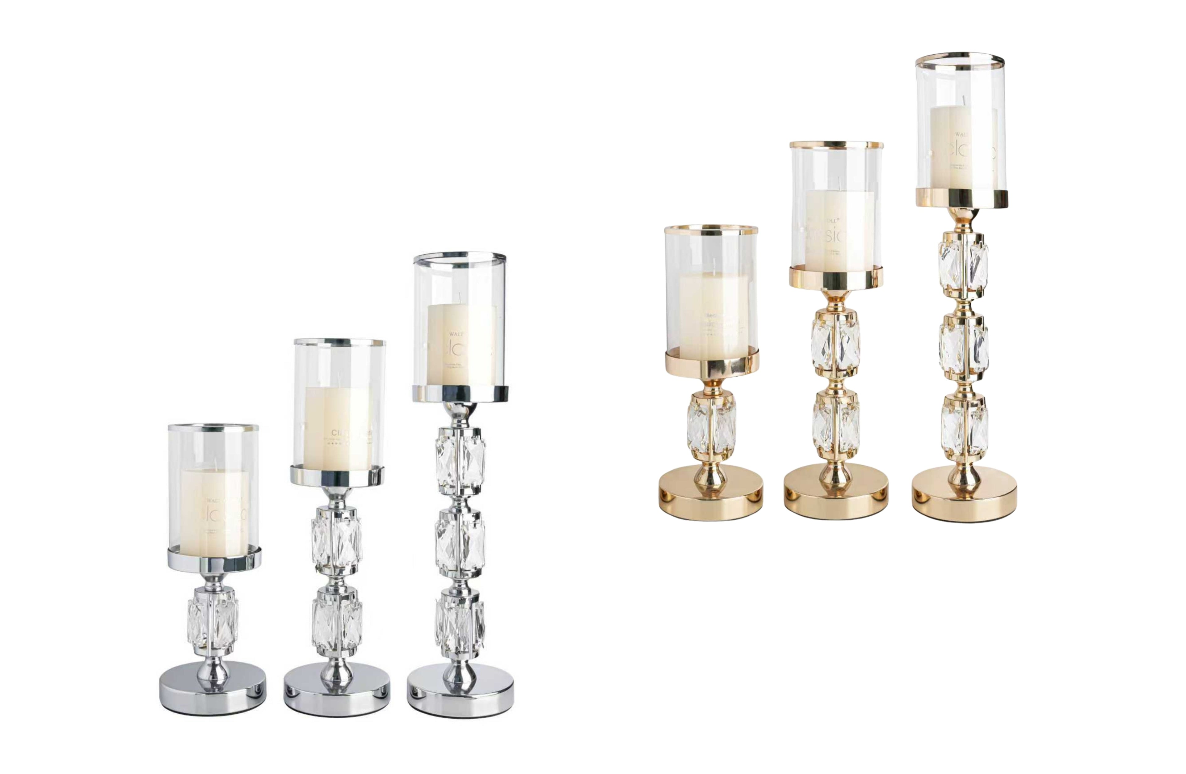 Abode Crystal Candle Holder – 3 Sizes Available