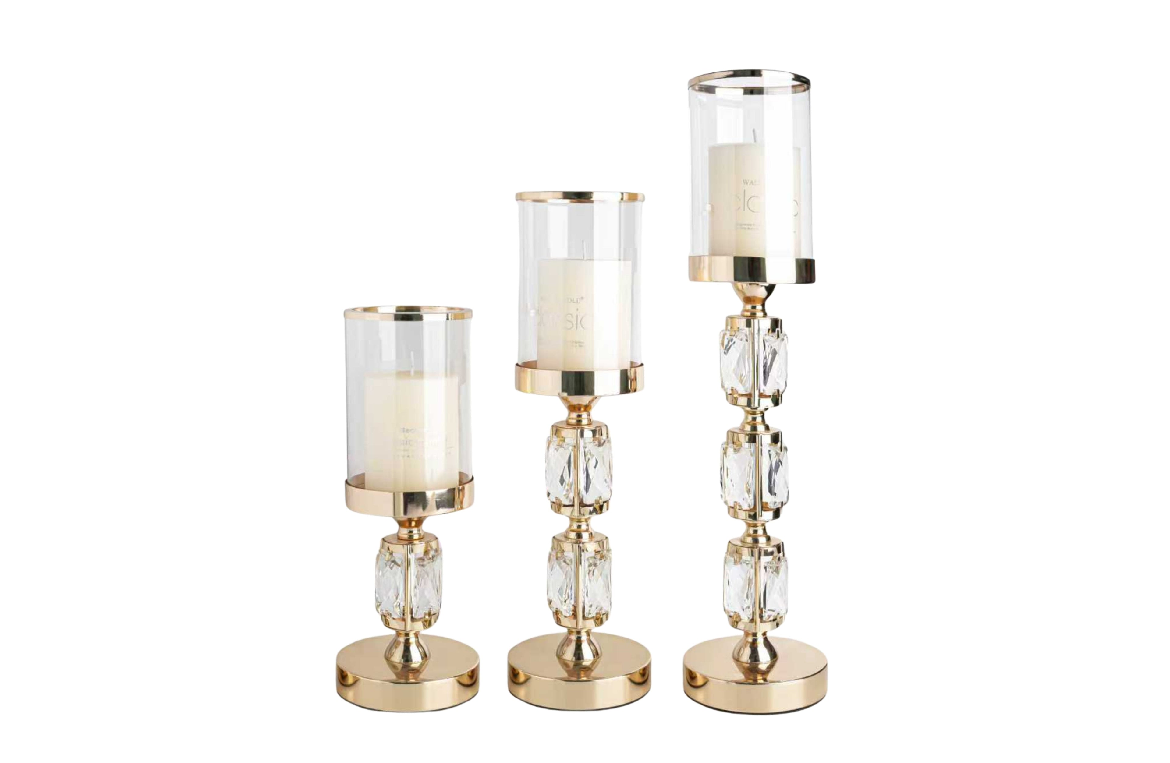 Abode Crystal Candle Holder – 3 Sizes Available