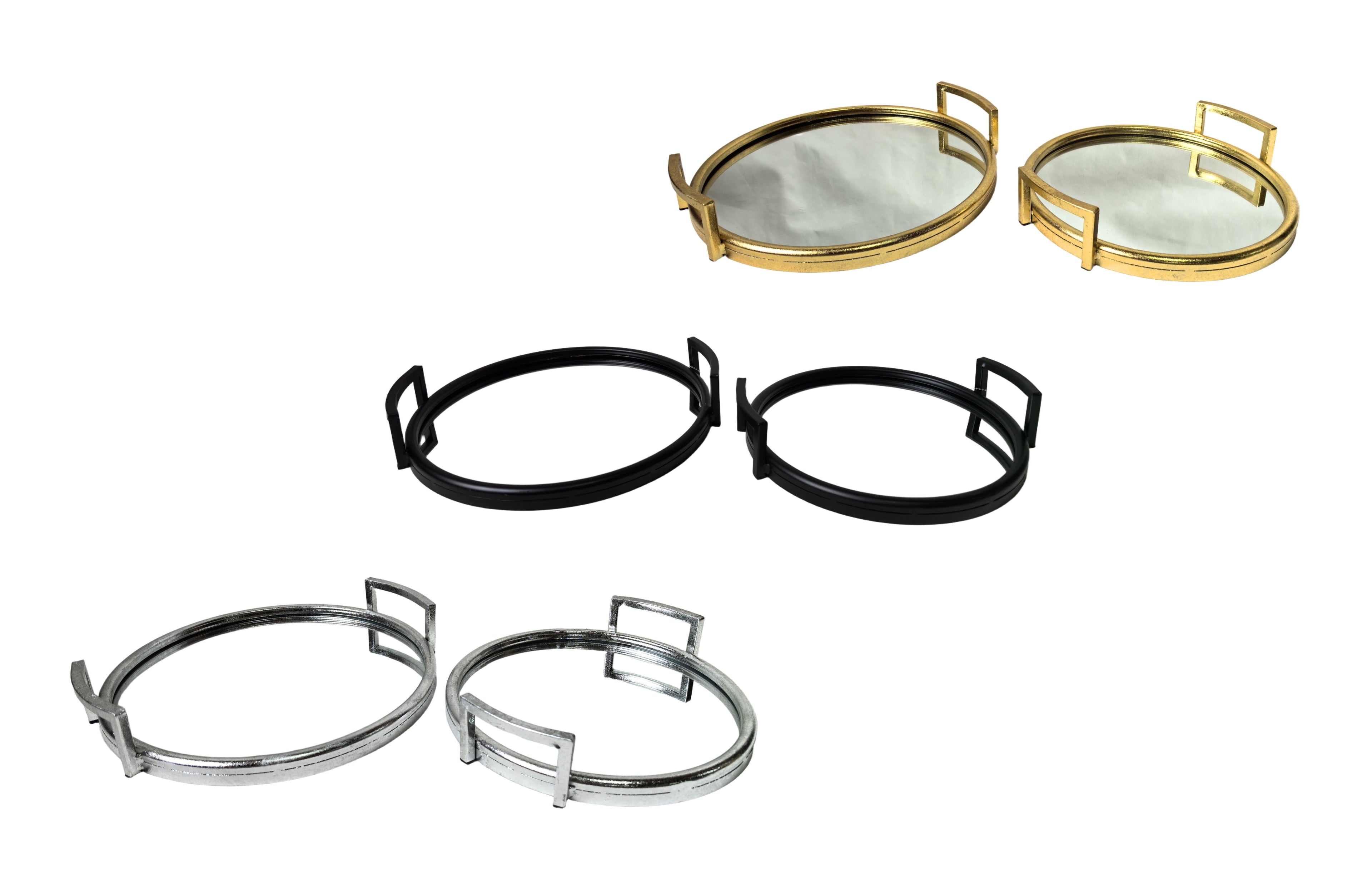 Eliza Round Tray Set of 2 - 3 Colours Available