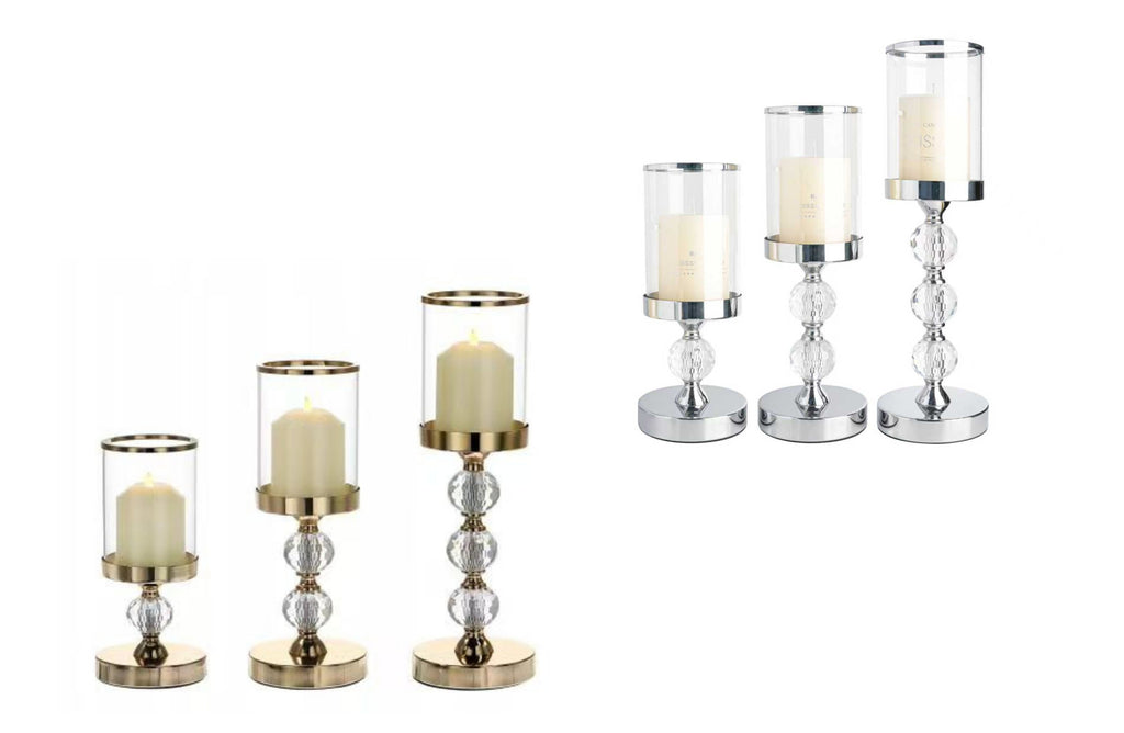 Zena Crystal Candle Holder – 3 Sizes Available