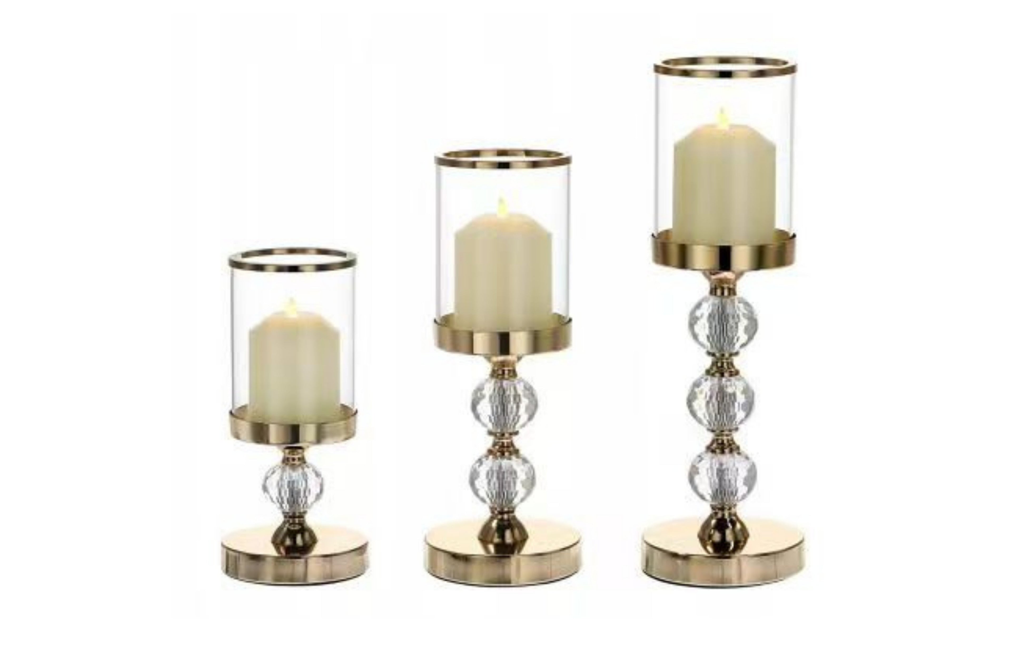 Zena Crystal Candle Holder – 3 Sizes Available