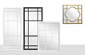 Hampton's Mirrors Window Style Range - 3 Sizes Available