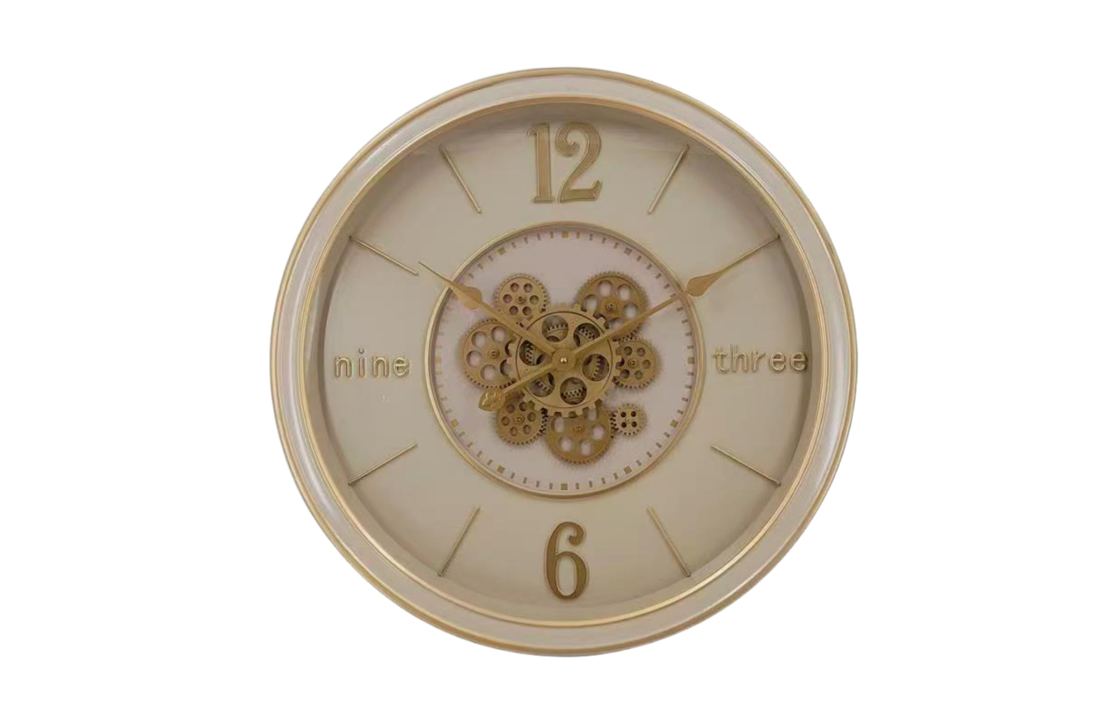 Cora 60Cm Mechanical Moving Gear Clock