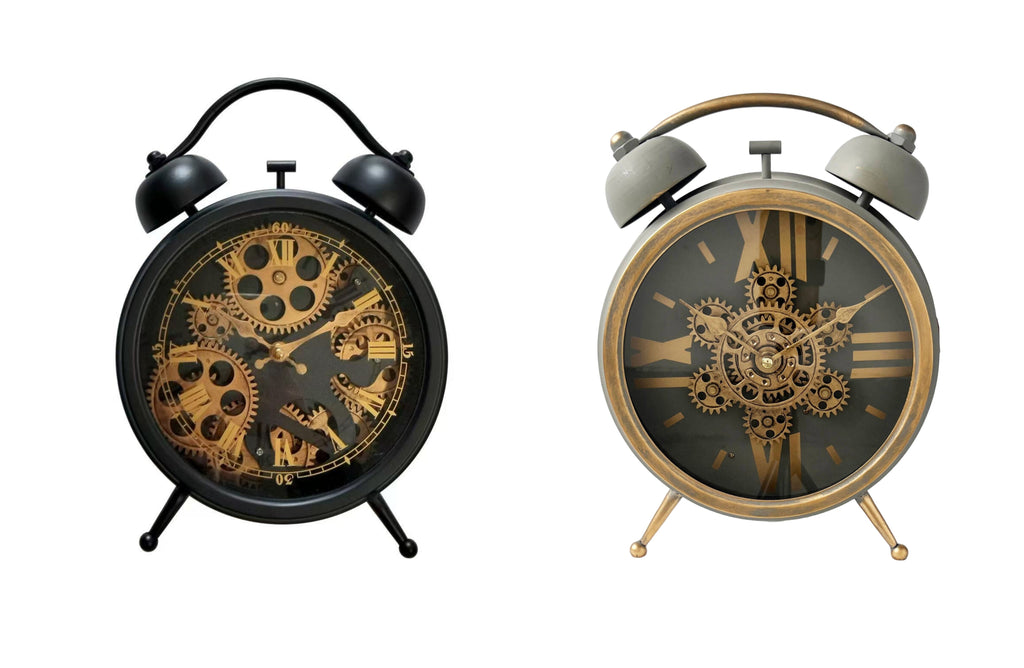 Newton Mechanical Gear Table Clock – 2 Colours Available