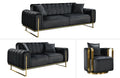 AVA Luxury Velvet Sofa Bed Lounge Set - 3 Colours Available