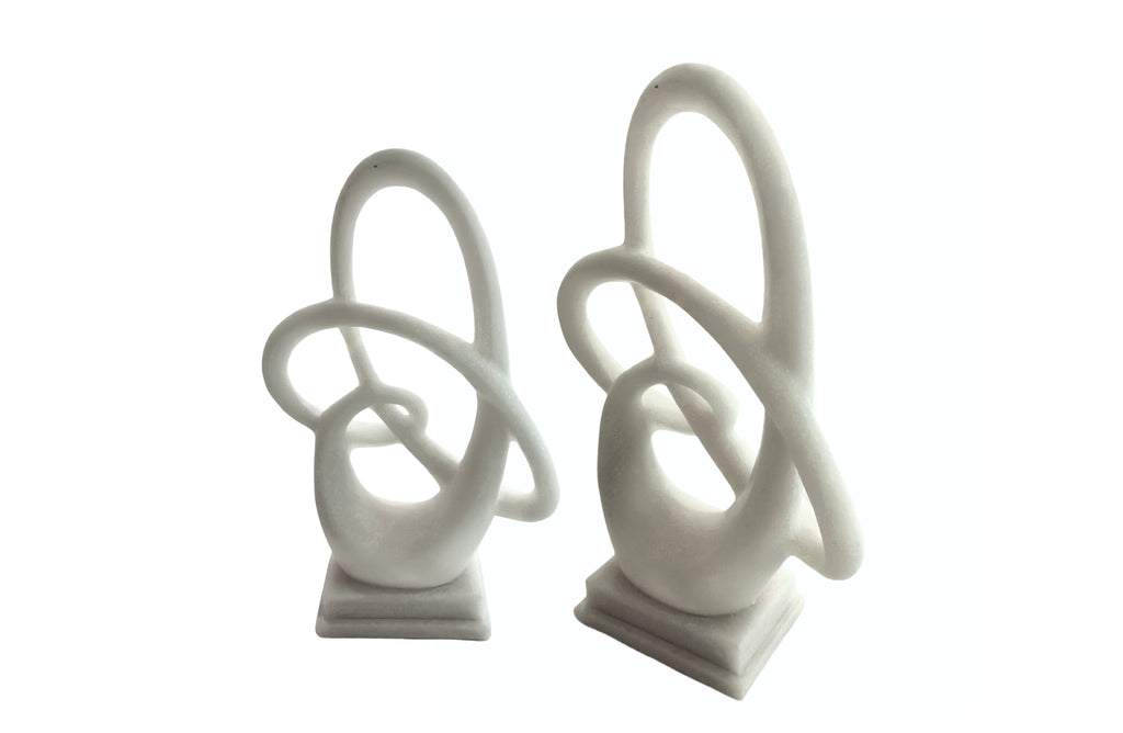 Sana Marble Sculpture Table Ornament - 2 Size Available