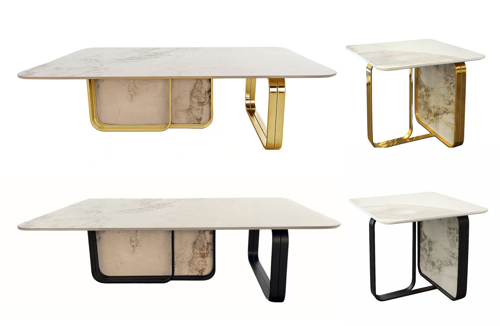 Harper Coffee Table & Side Table Collections - 2 Colours Available
