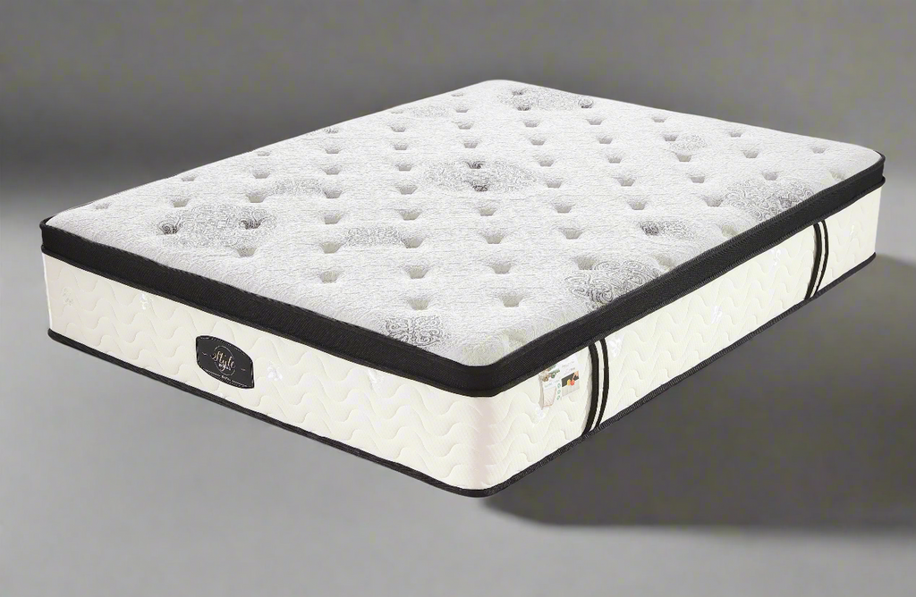 Luxurious Chiro 7 Zone Euro Top mattress with soft quilting and strong pocket spring base.
